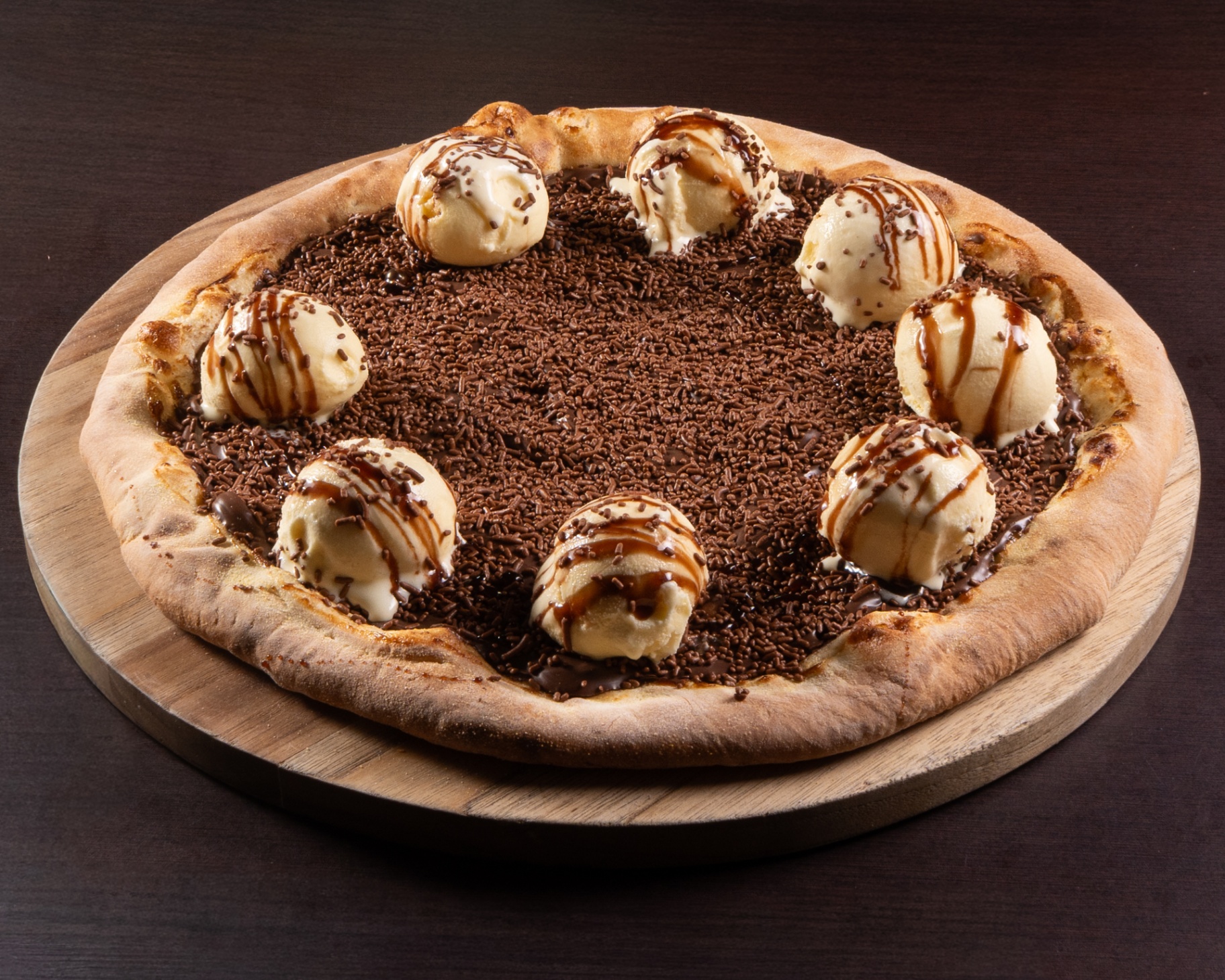 Pizzas doces à vontade